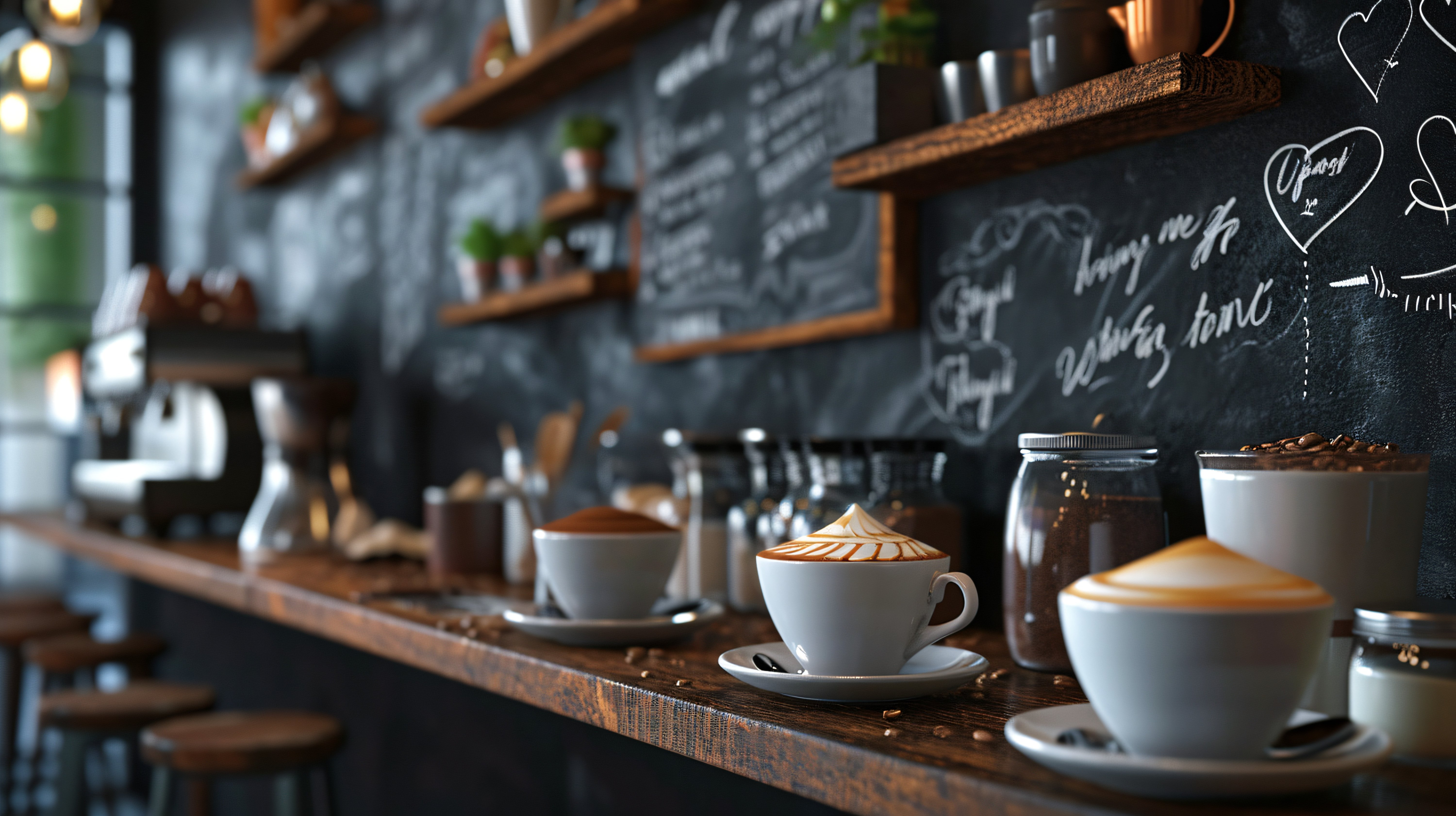 Coffee shop engineered menu featuring best selling coffees