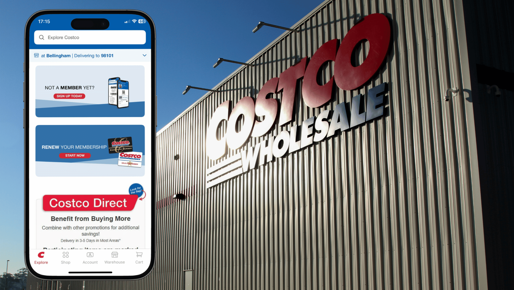 Costco Membership Benefits on Mobile App