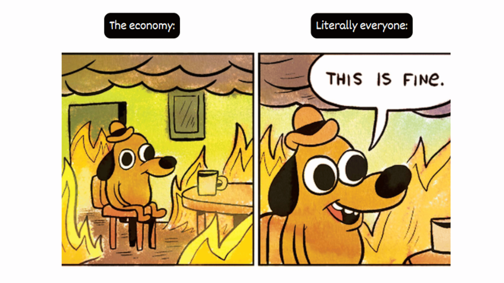 A meme about the economy