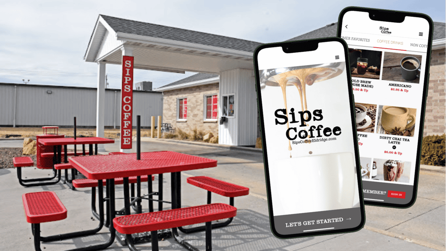 Sips Coffee Shop and Mobile App by Craver