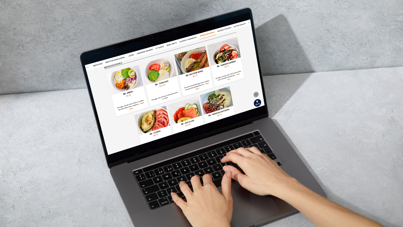 Craver's online ordering technology